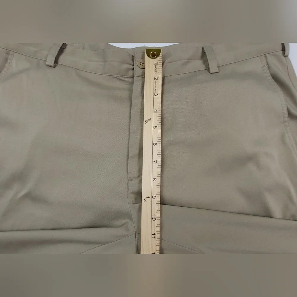 Nike Golf Dri Fit Pants Mens Size 36x32 Khaki Tan Casual Stretch 472532-235